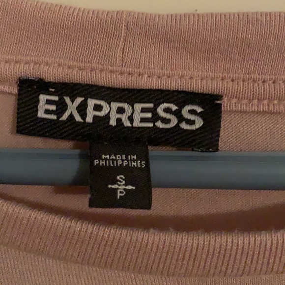 Express Mauve color ruffle top - Picture 3 of 4